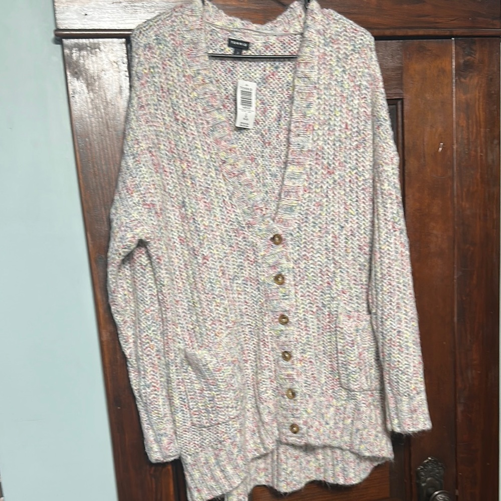Torrid Pastel Knit Button Cardigan